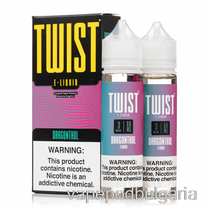 Vape Bulgaria Dragonthol - Twist E-liquid - 120ml 0mg